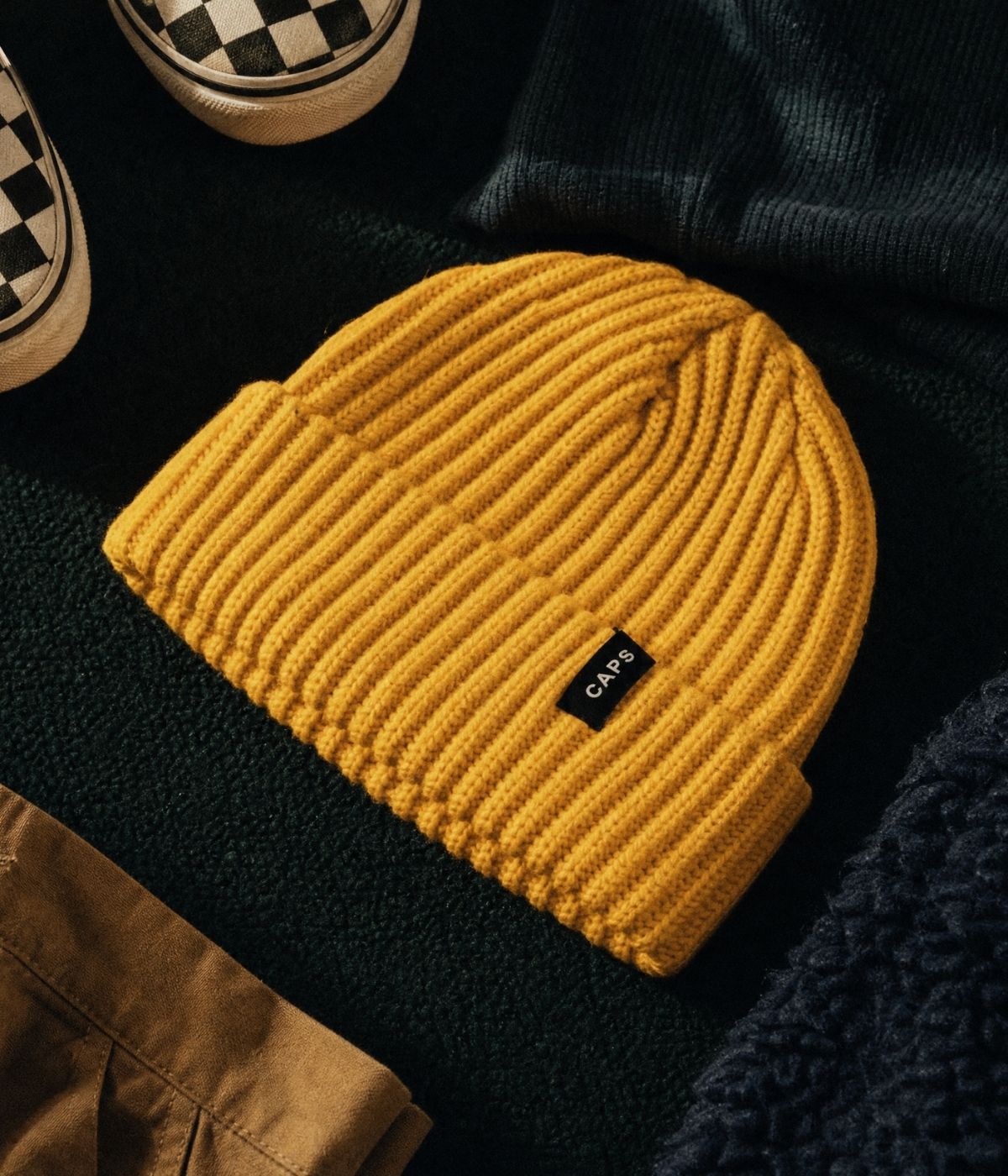 LOGO FISHERMAN BEANIE.