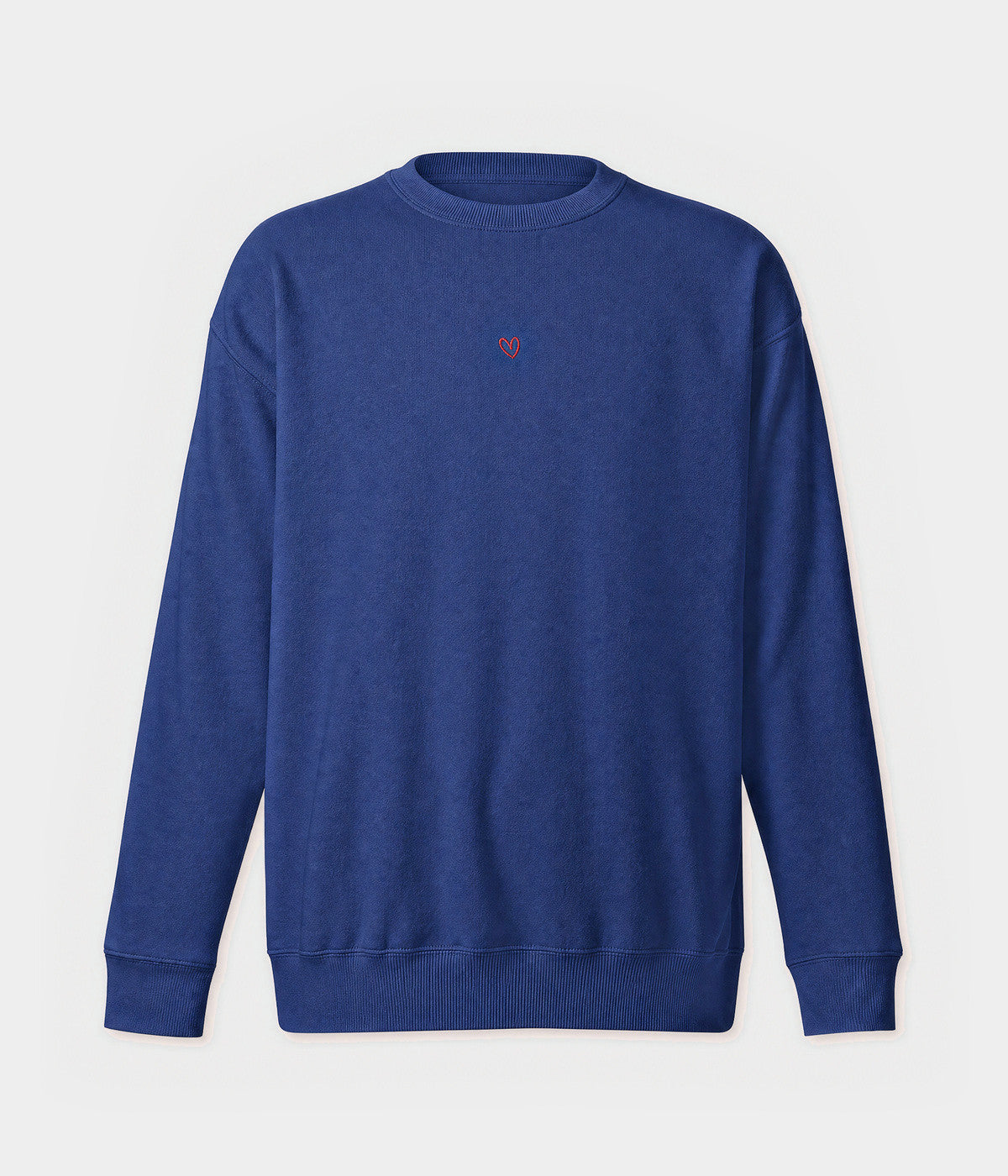 DRAWN HEART SWEATER.-CAPS