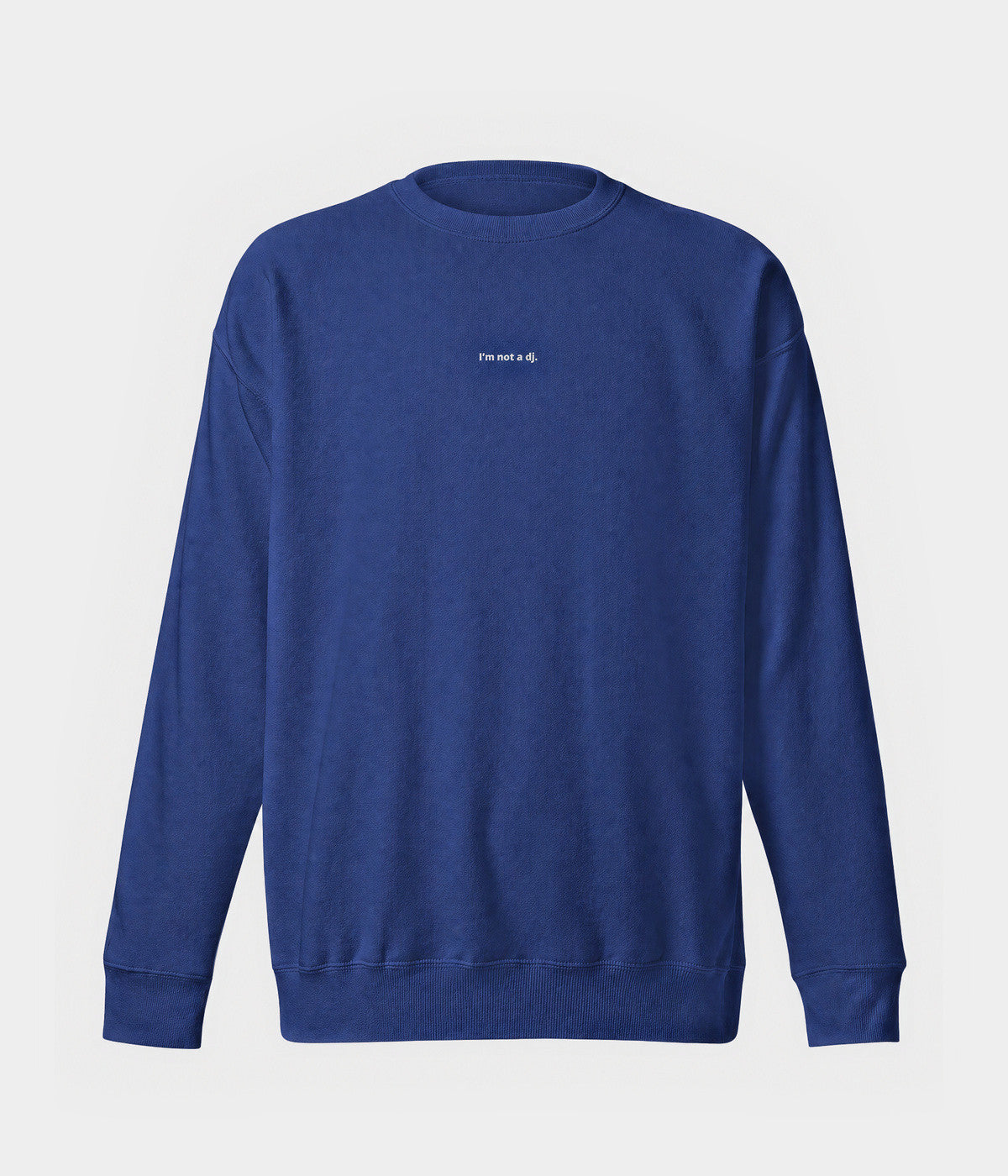 NOT A DJ SWEATER.-CAPS