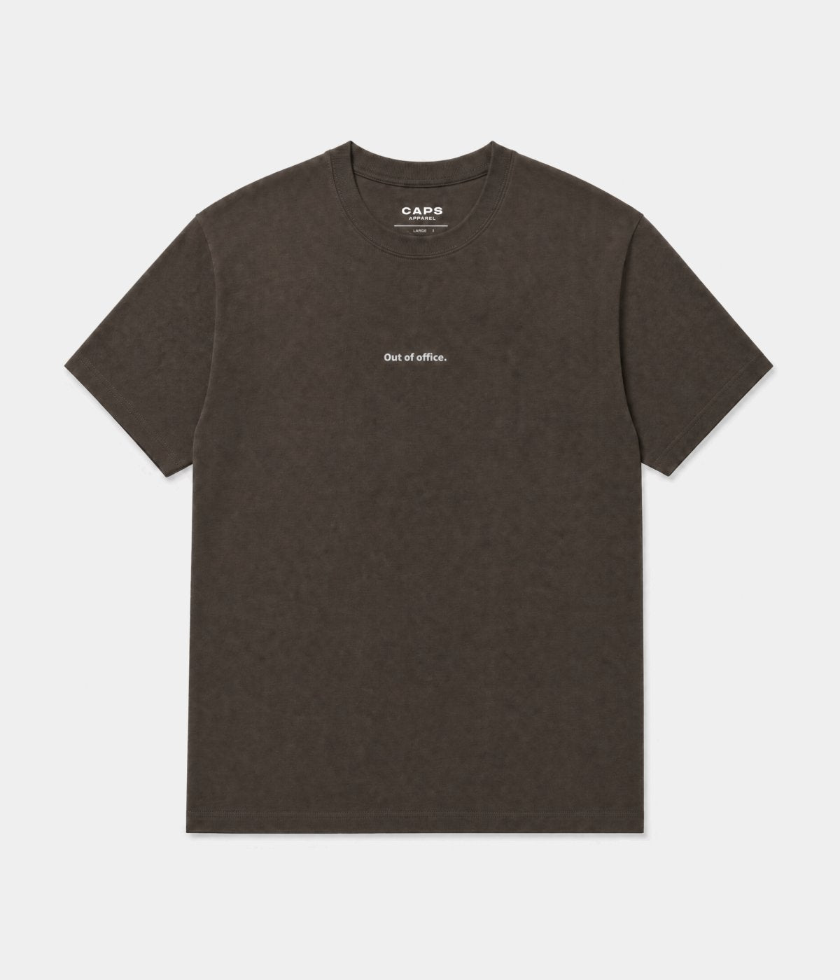OUT OF OFFICE TEE.-CAPS