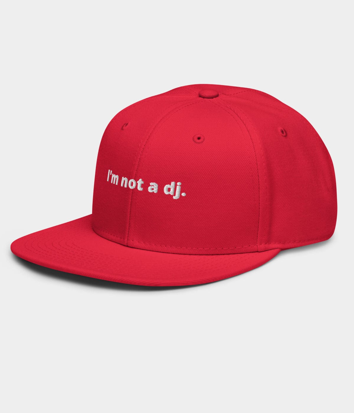 NOT A DJ SNAPBACK.