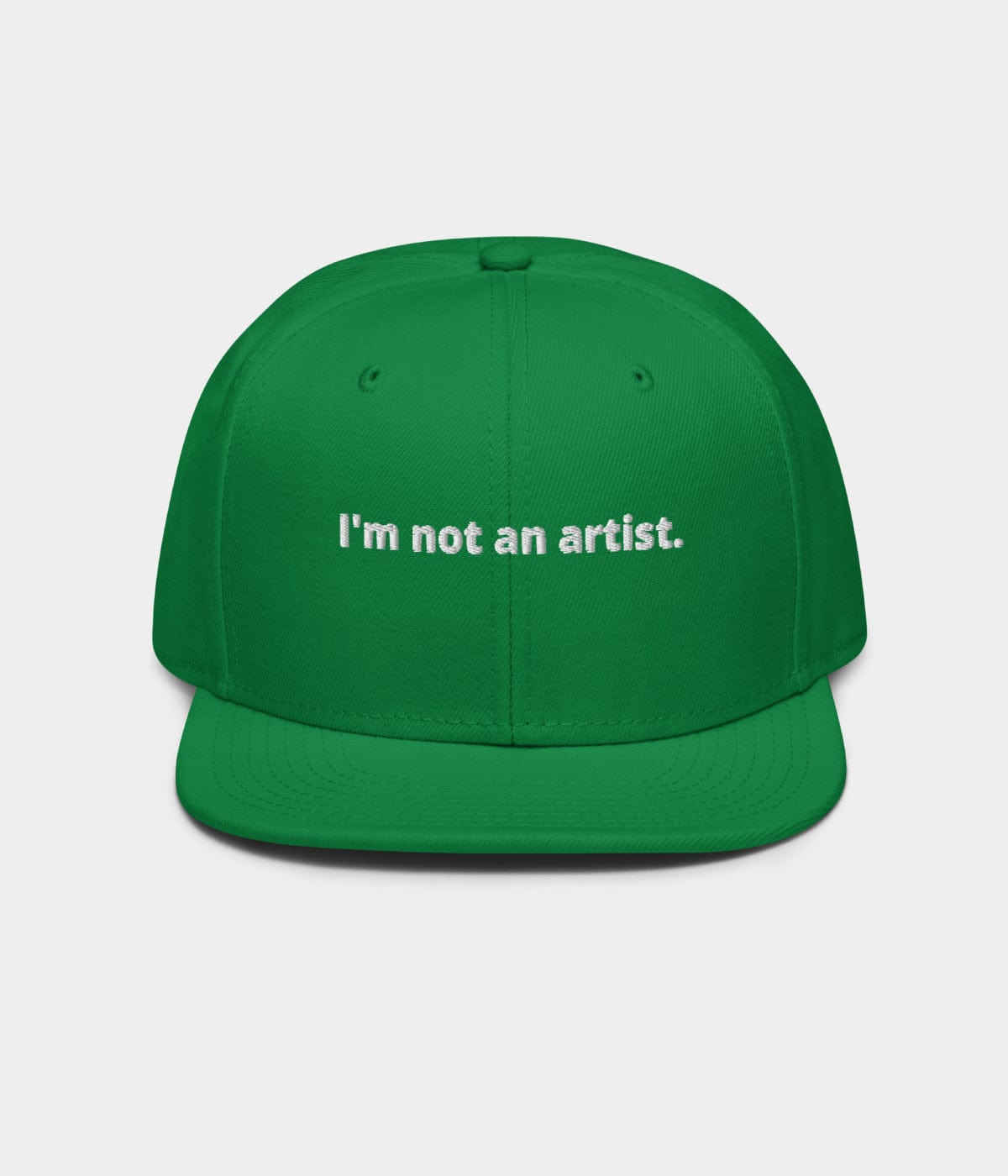 NOT AN ARTIST SNAPBACK.