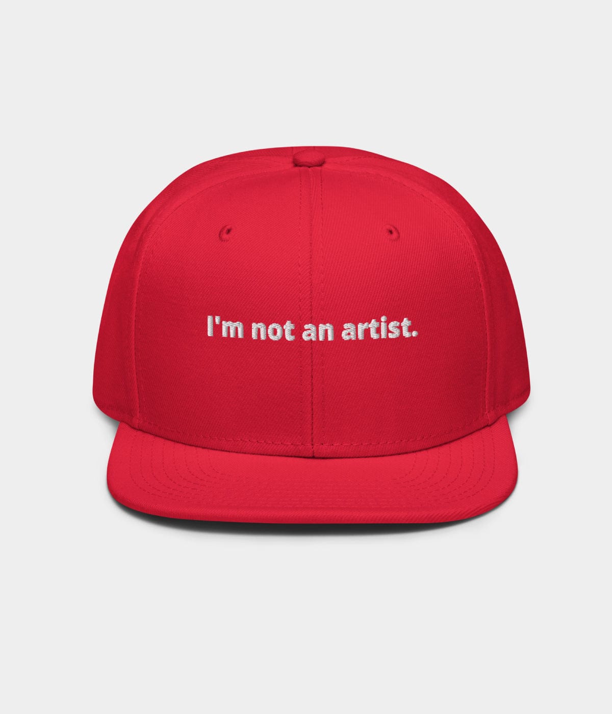 NOT AN ARTIST SNAPBACK.