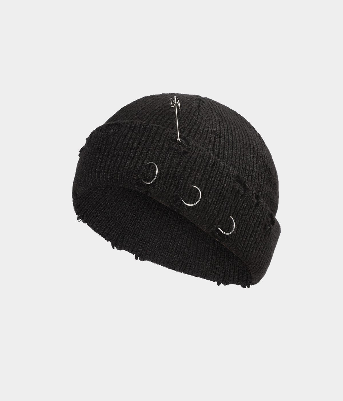 PIERCED FISHERMAN BEANIE.