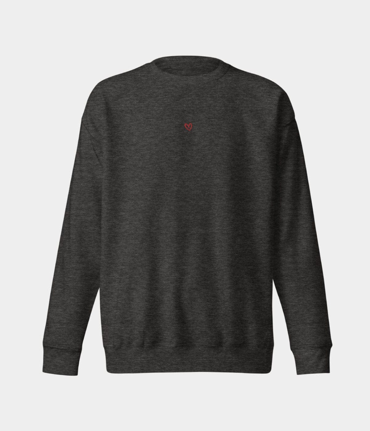 FELPA CON CUORE DISEGNATO.