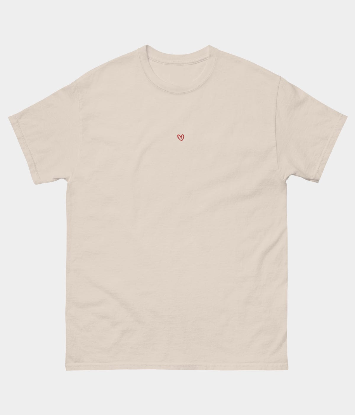 DRAWN HEART TEE.
