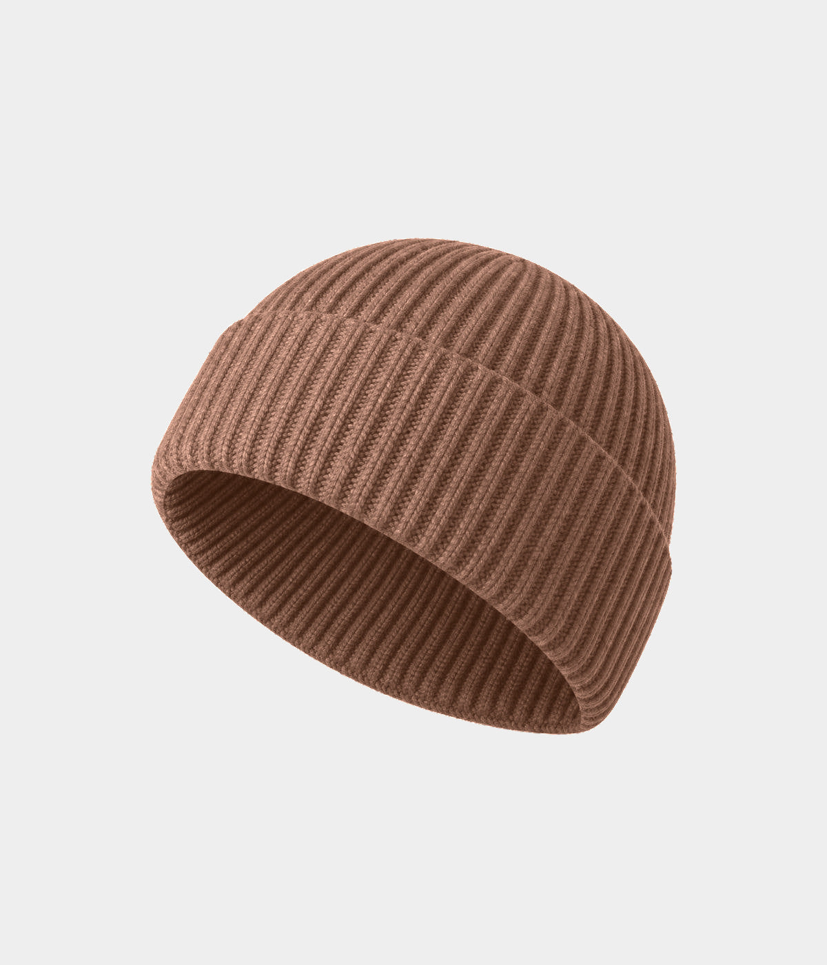FISHERMAN BEANIE LIGHT BROWN