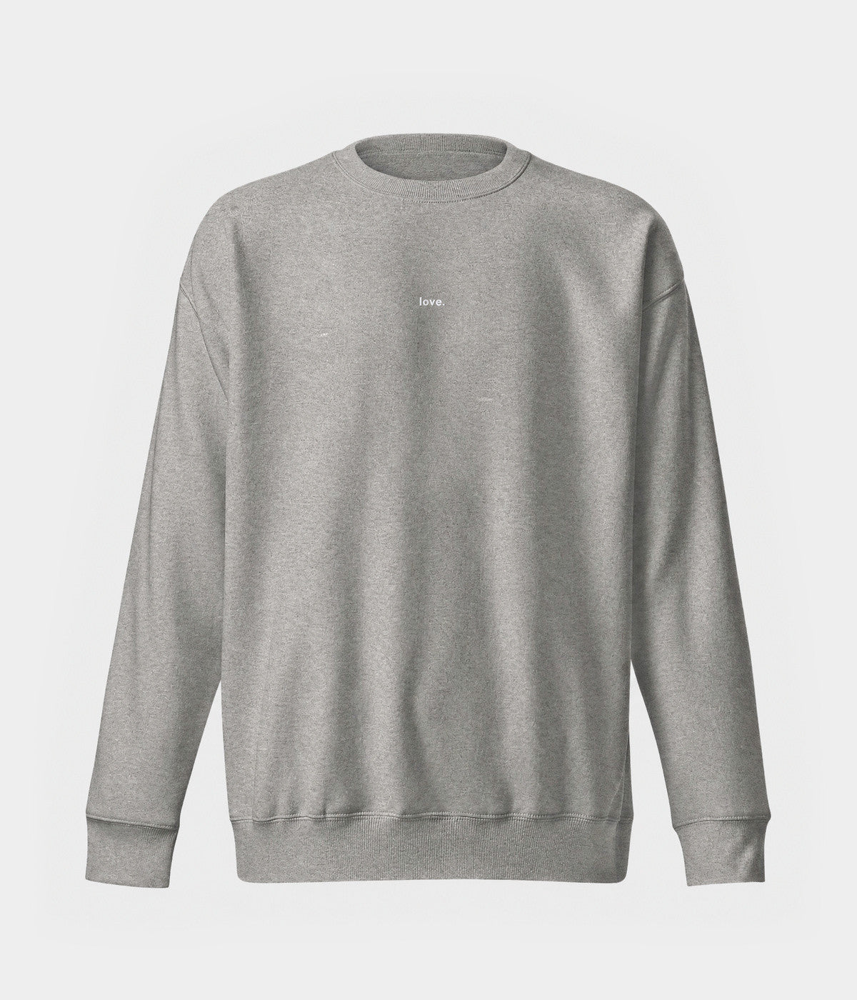LOVE SWEATER.-CAPS