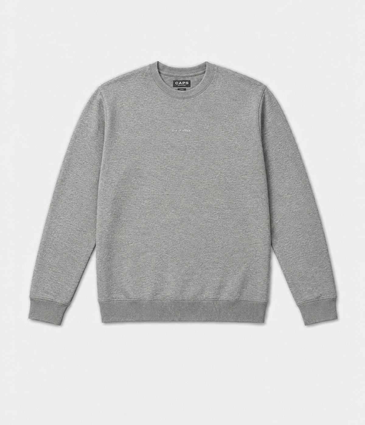 OUT OF OFFICE SWEATER.-CAPS