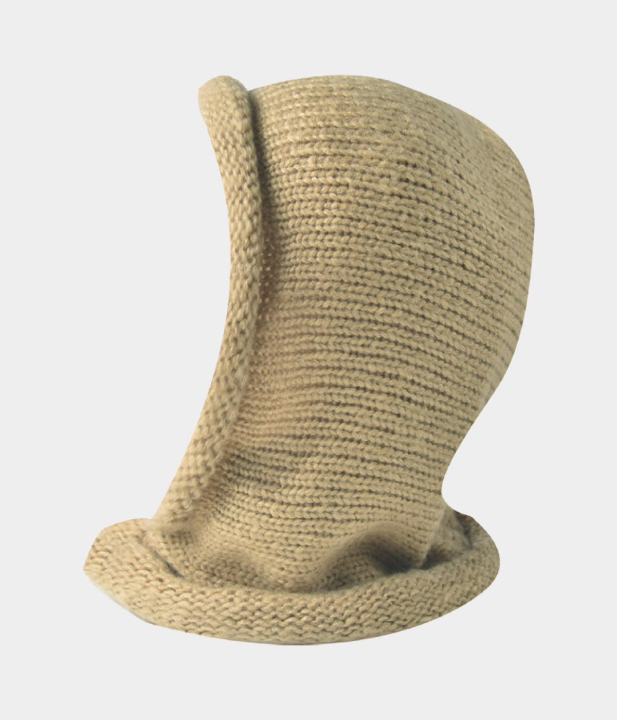 KNIT BALACLAVA HOOD.