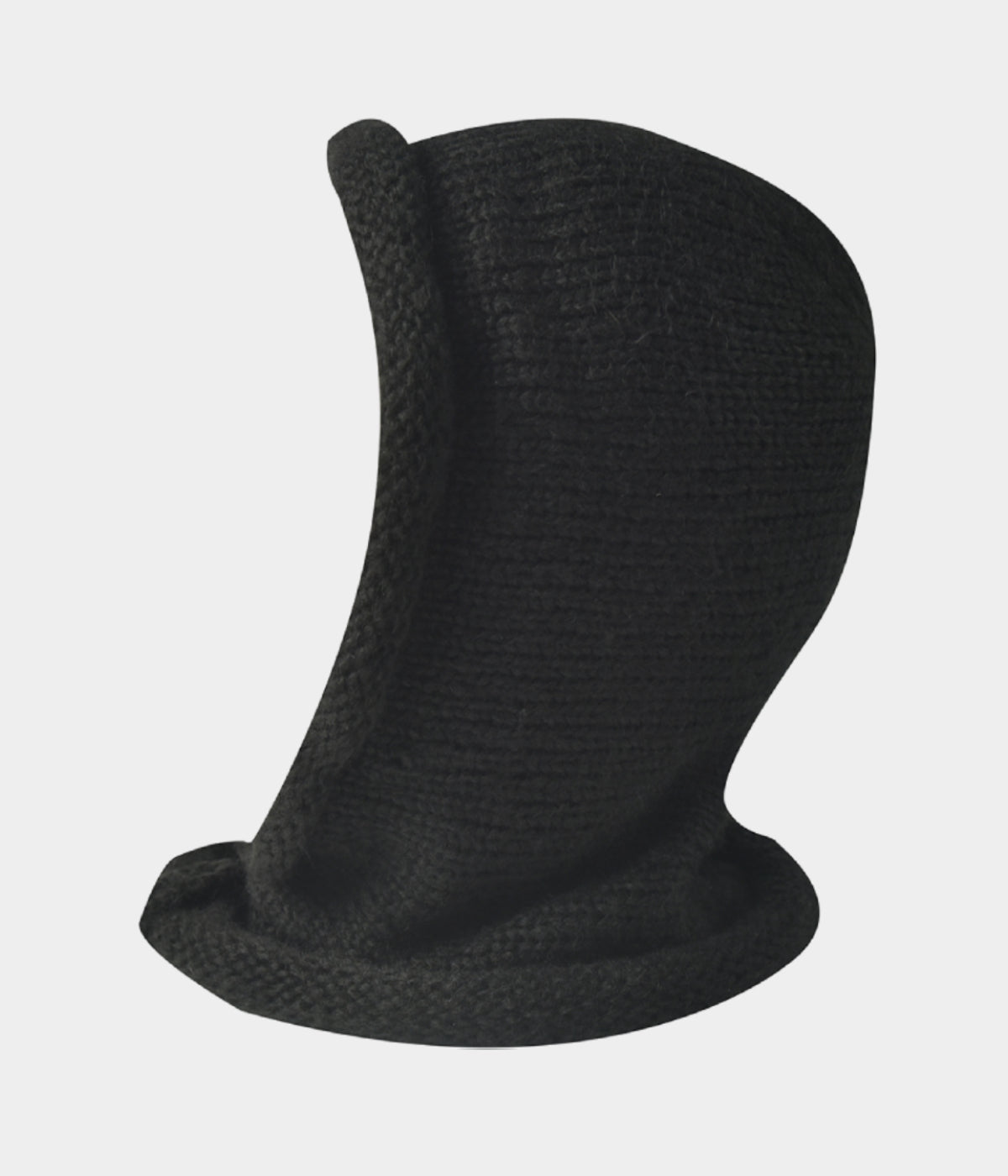 KNIT BALACLAVA HOOD.