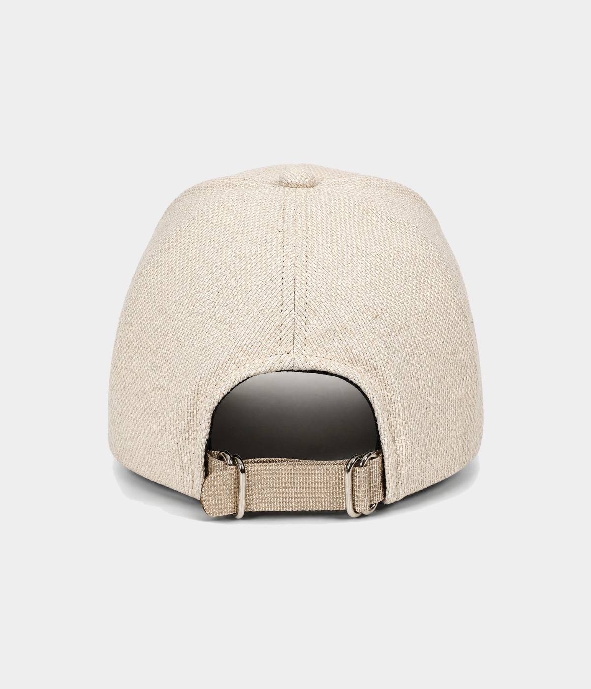 LINEN VARSITY CAP.