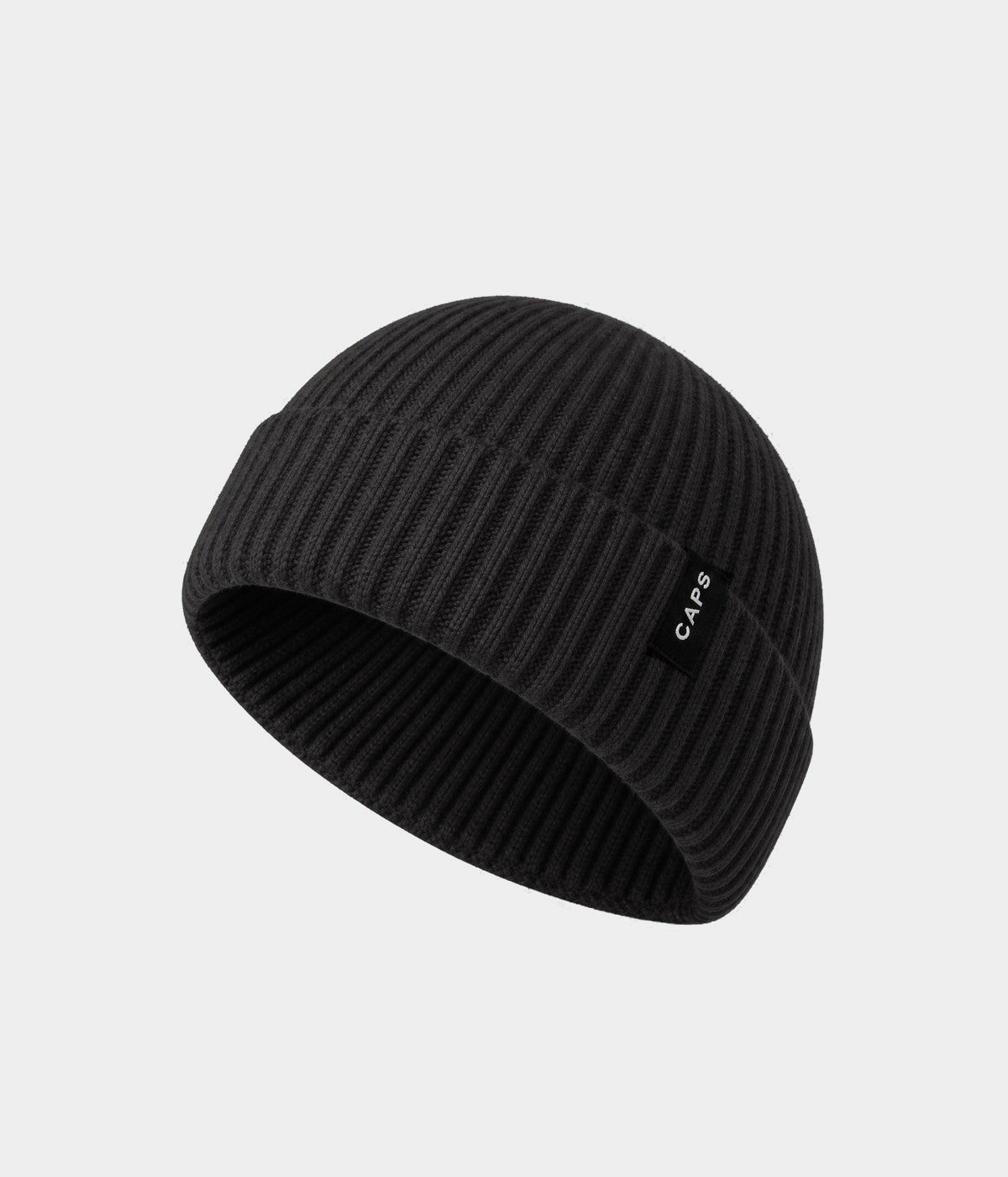 LOGO FISHERMAN BEANIE DARK GRAY