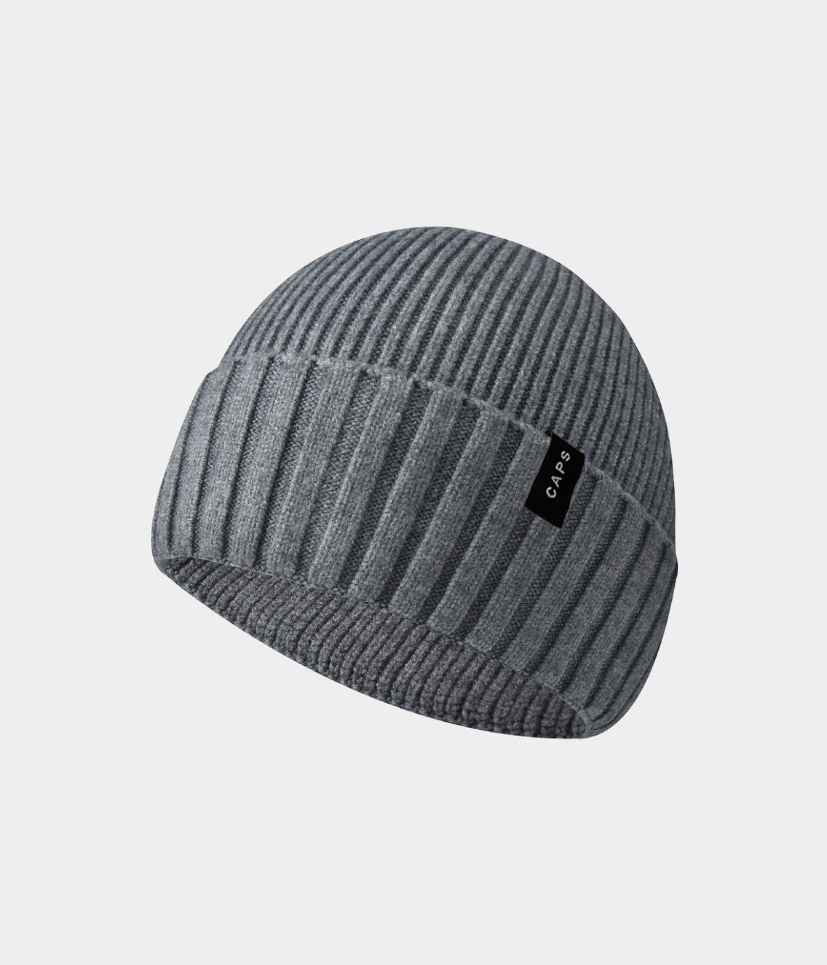 LOGO RIBBED BEANIE.