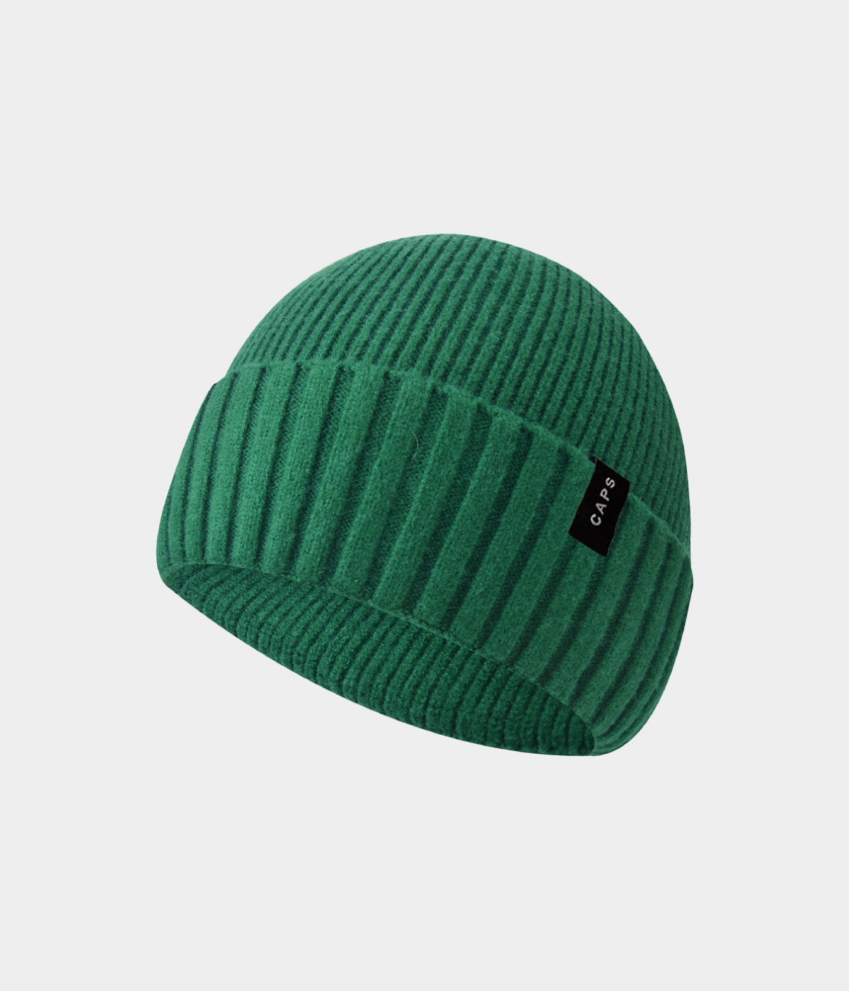 LOGO RIBBED BEANIE.