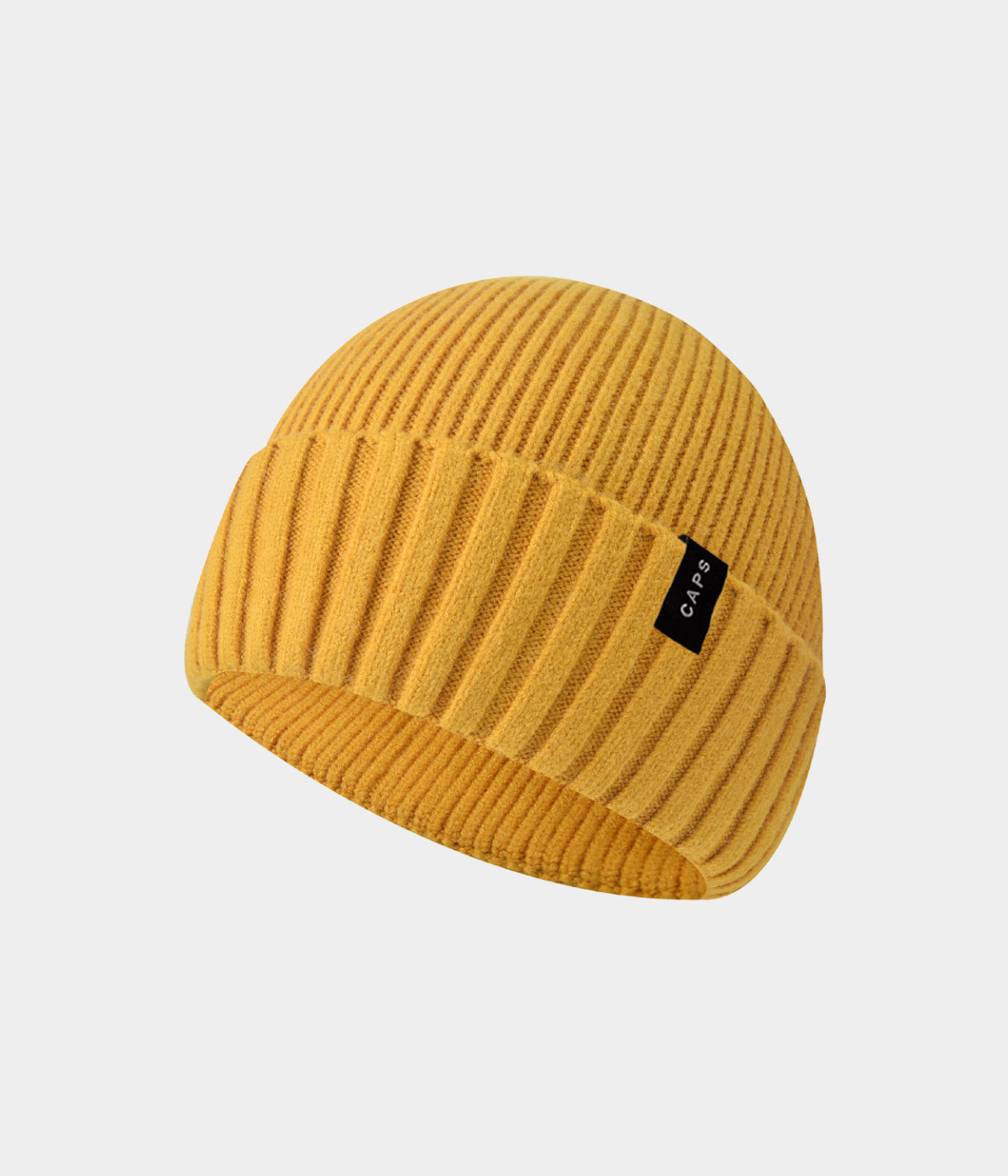 LOGO RIBBED BEANIE.