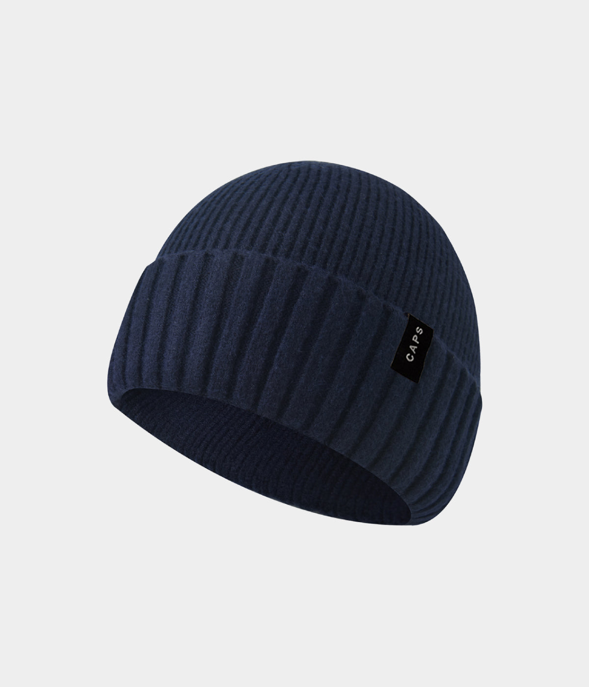 LOGO RIBBED BEANIE.