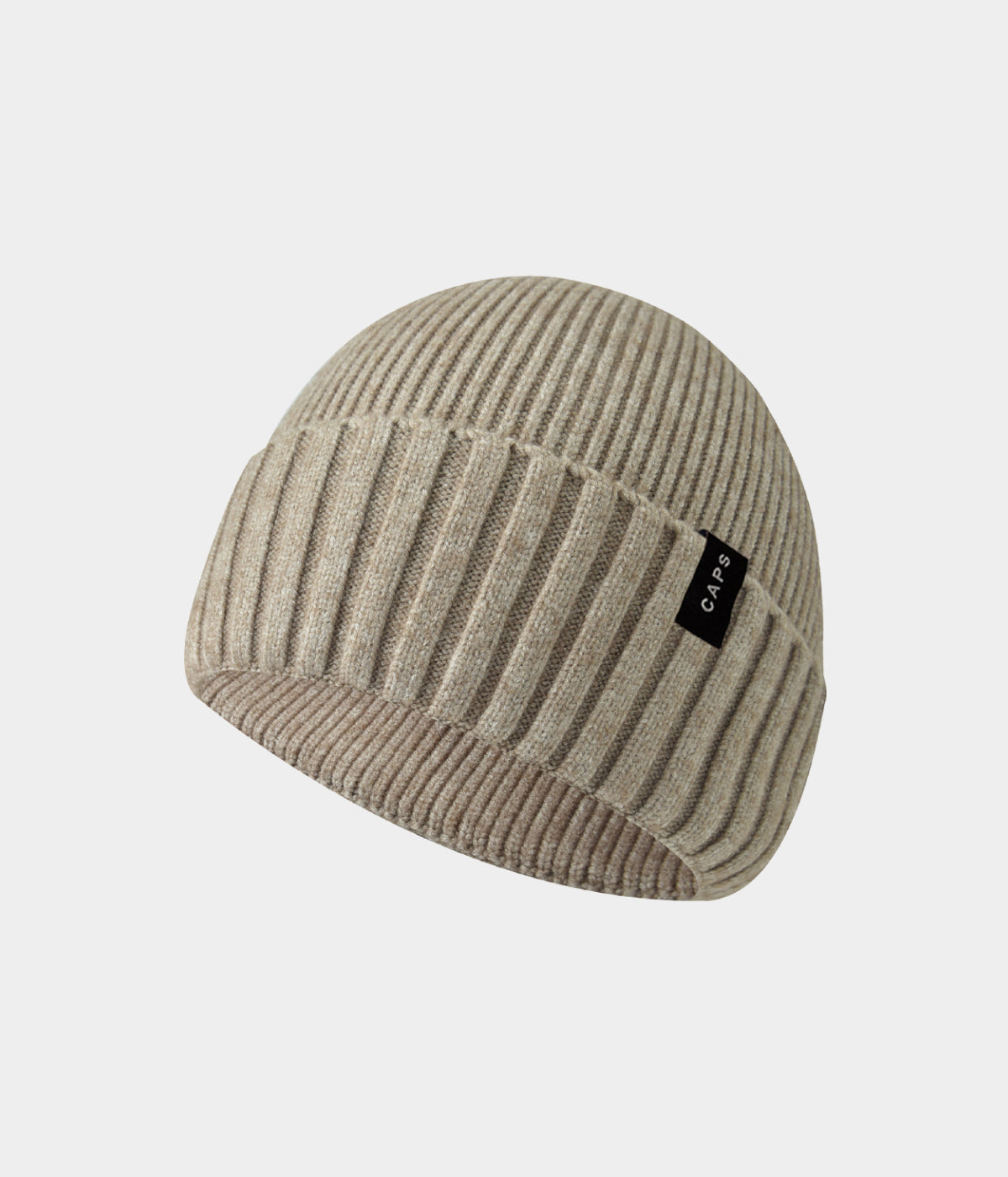LOGO RIBBED BEANIE.