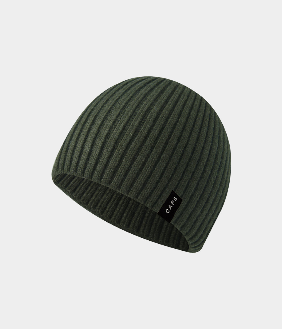 LOGO RIB KNIT BEANIE.