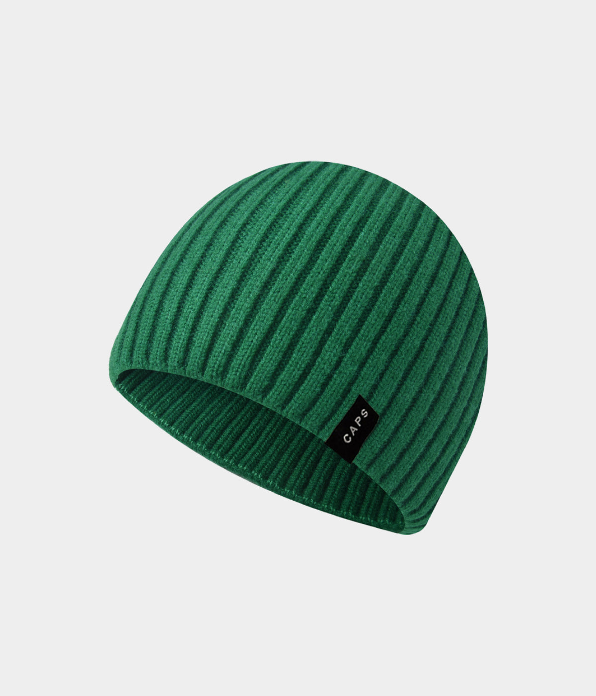 LOGO RIB KNIT BEANIE.