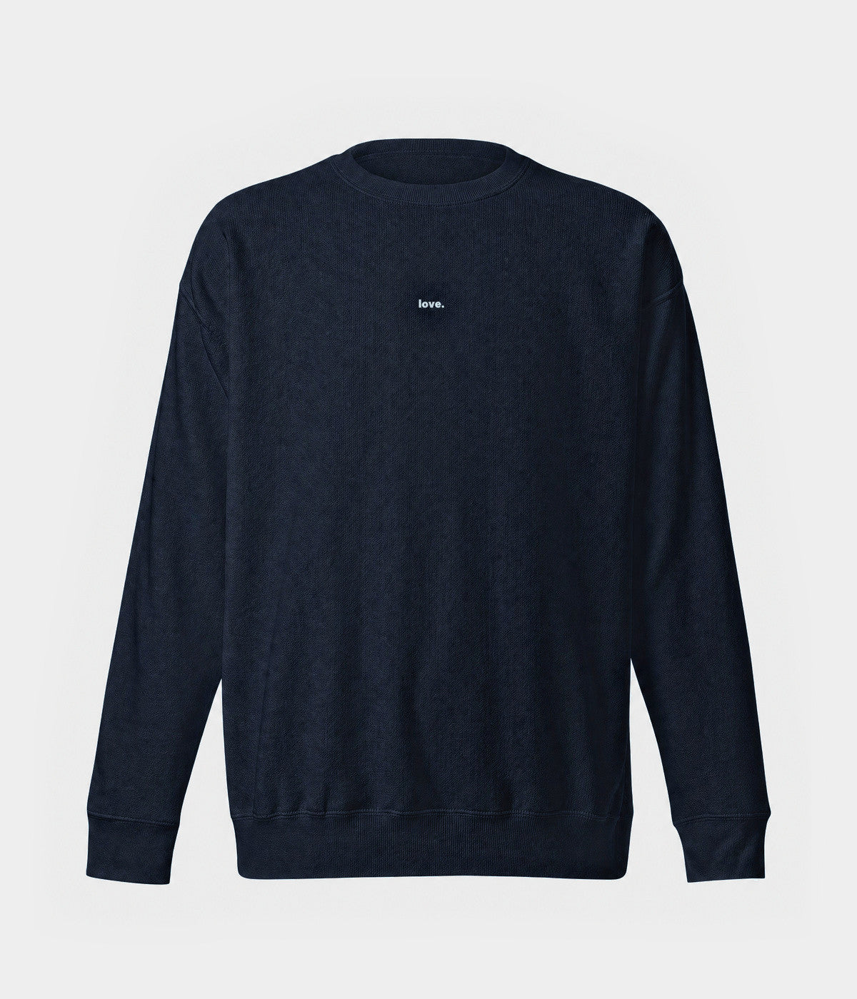 LOVE SWEATER.-CAPS
