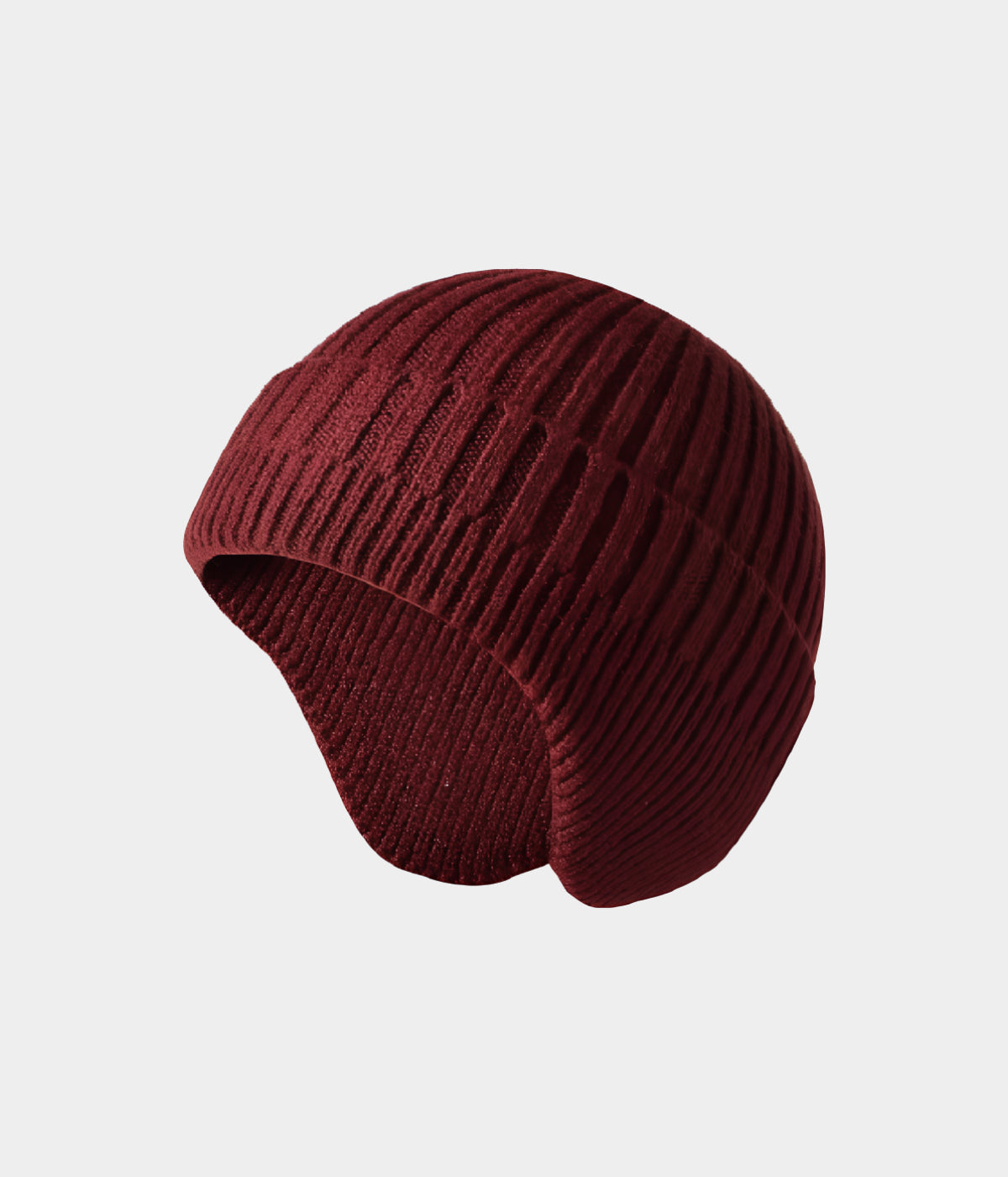 CABLE EARMUFF BEANIE.