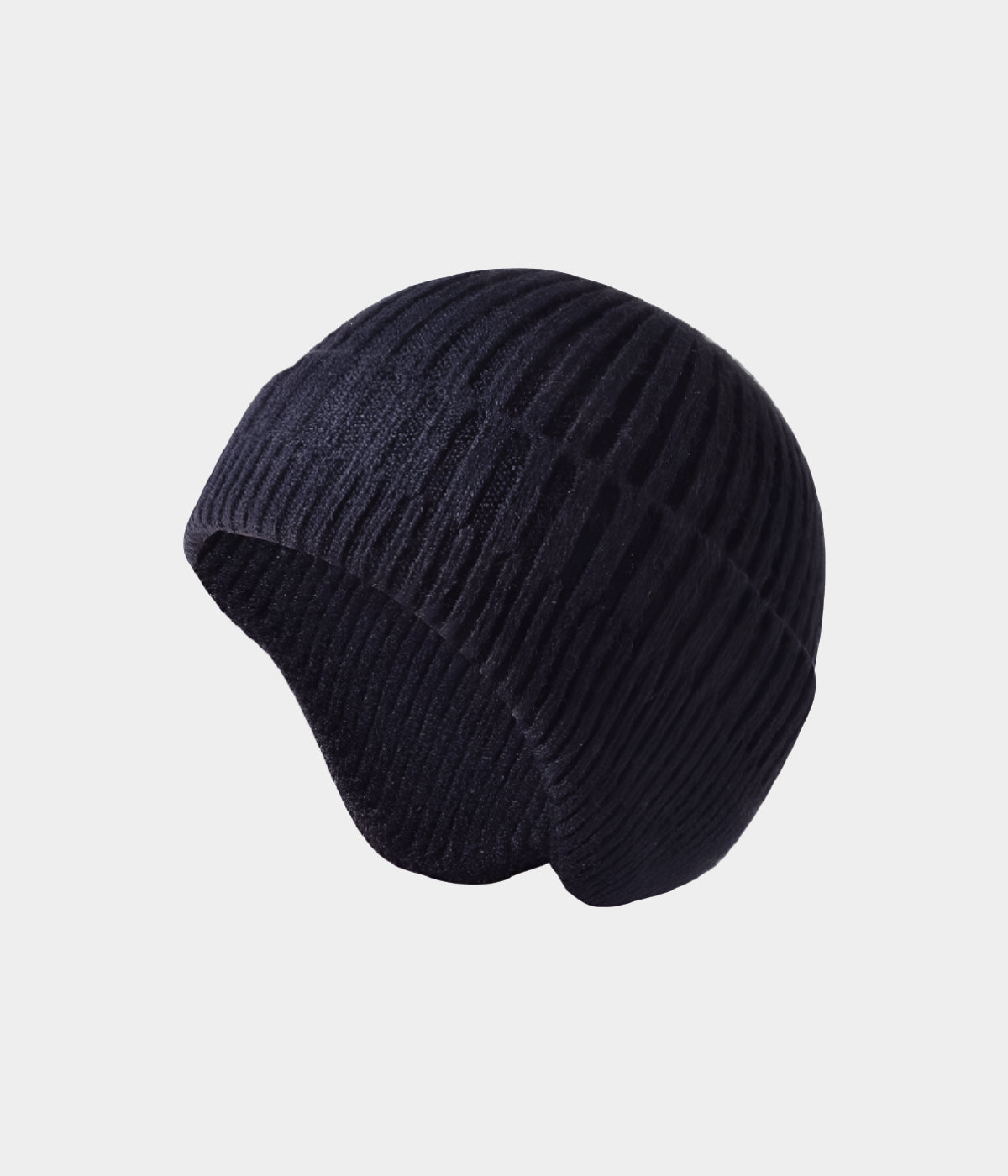 CABLE EARMUFF BEANIE.