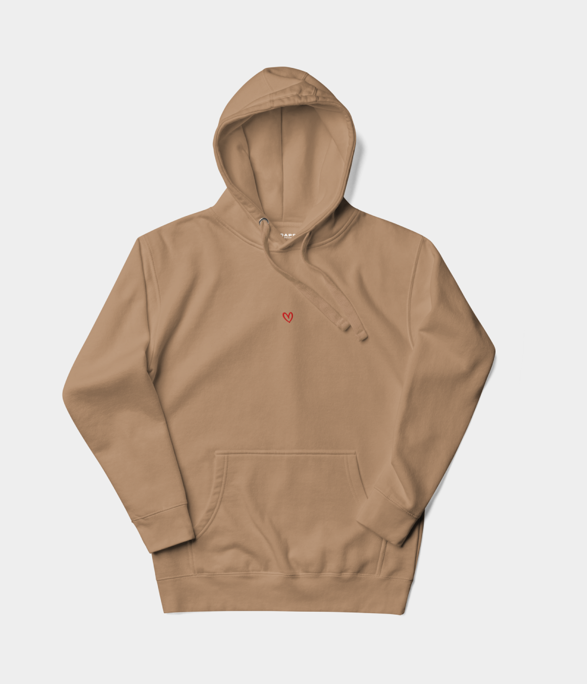 GEZEICHNETER HERZ-HOODIE.