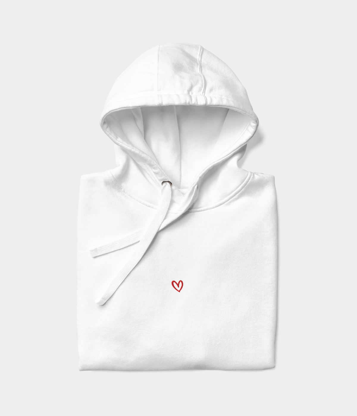 GEZEICHNETER HERZ-HOODIE.