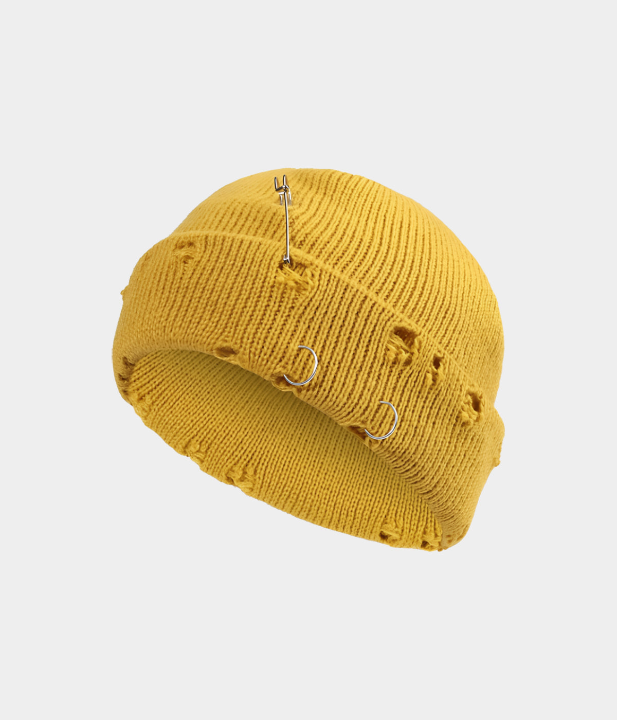PIERCED FISHERMAN BEANIE.