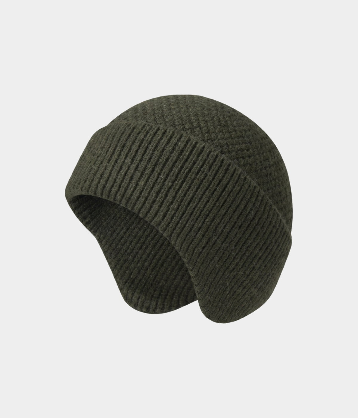 BONNET À OREILLETTES MOTIF.