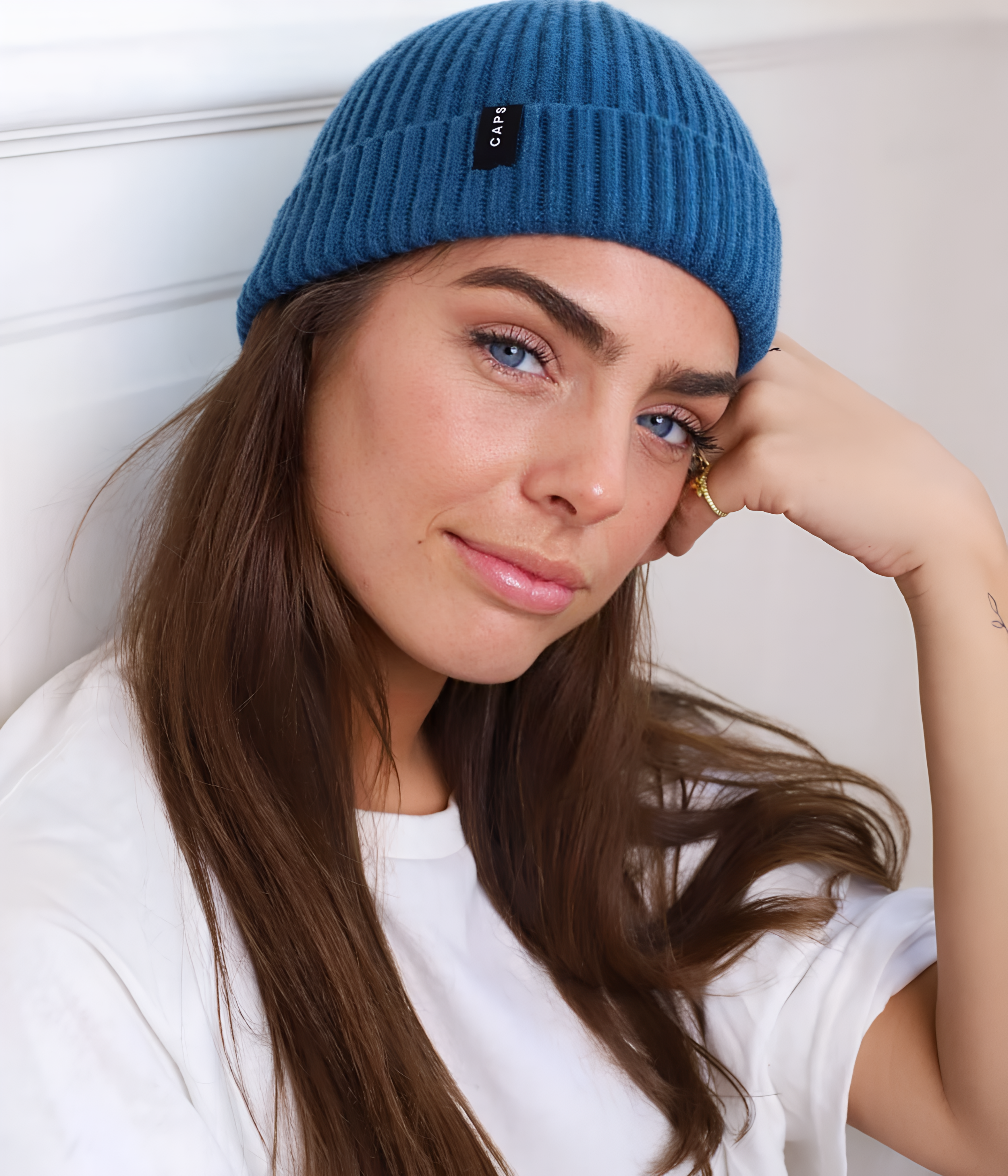 LOGO FISHERMAN BEANIE.