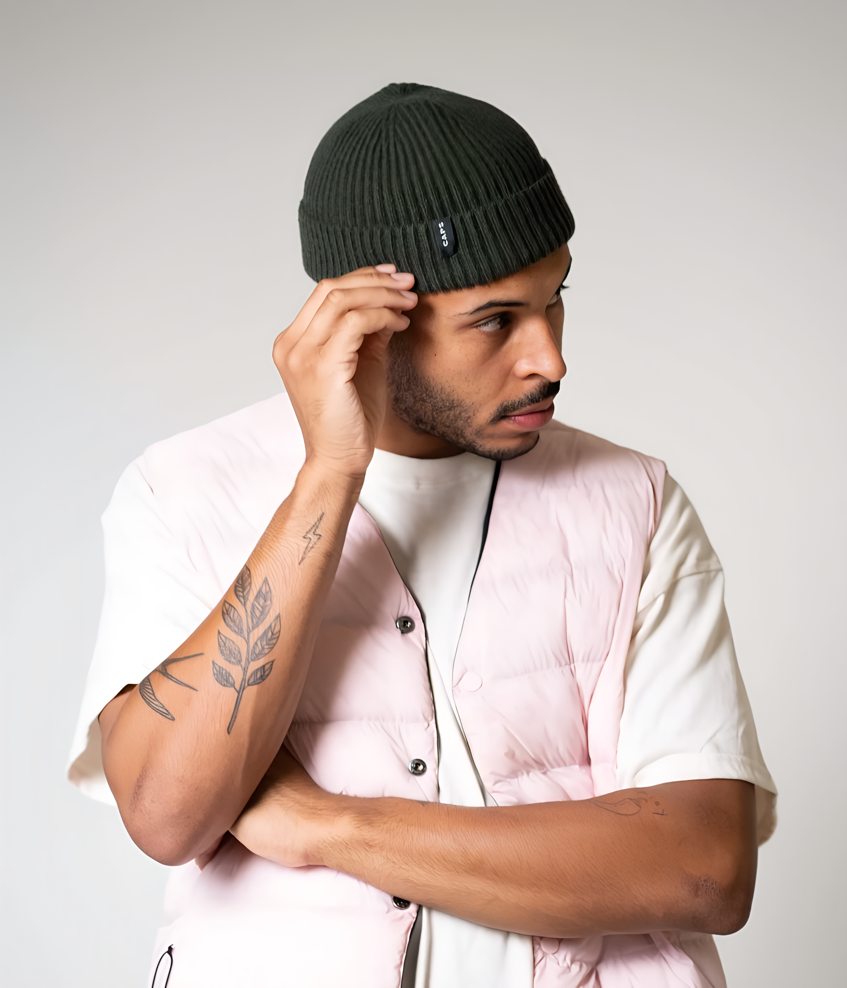 GORRO DE PESCADOR CON LOGO.