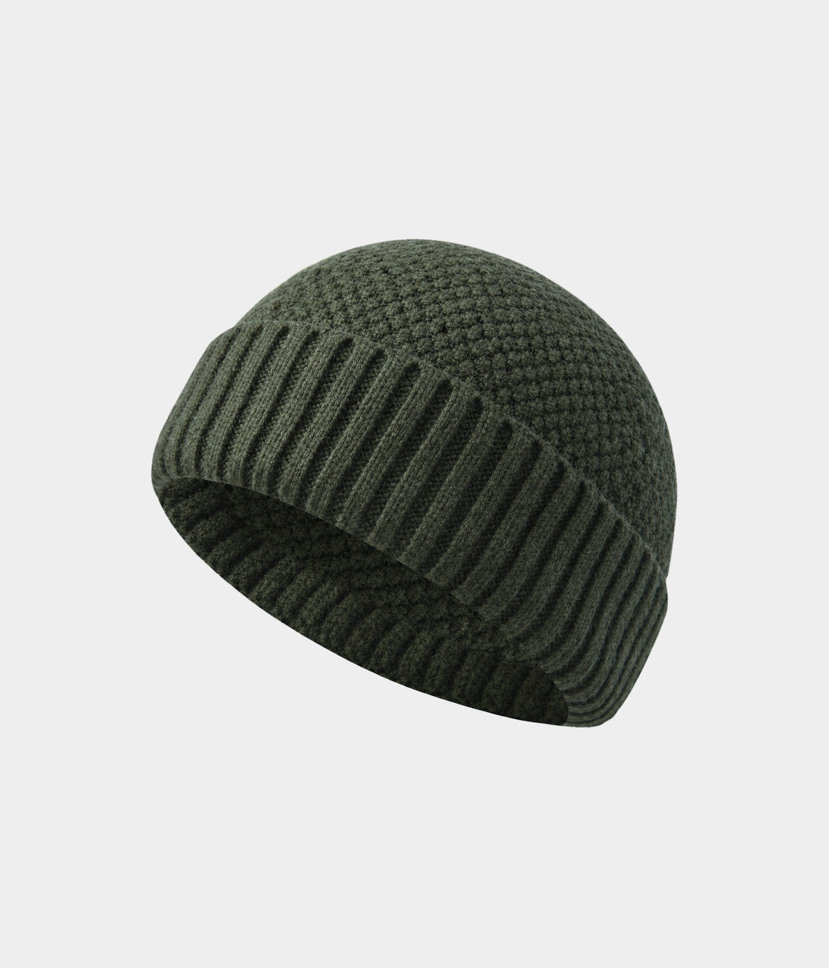 RIBBED FISHERMAN BEANIE.-CAPS
