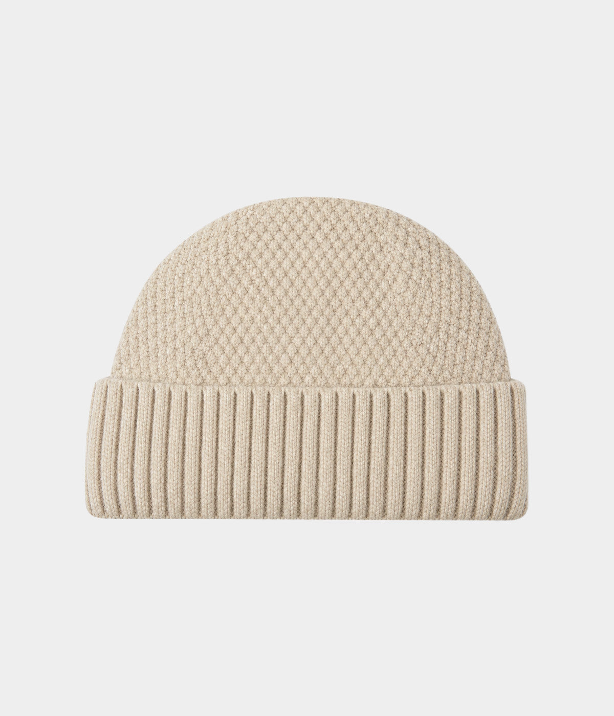 RIBBED FISHERMAN BEANIE.-CAPS