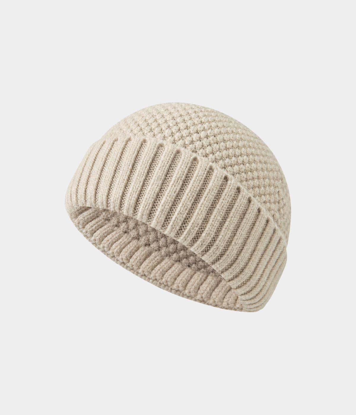 RIBBED FISHERMAN BEANIE.-CAPS