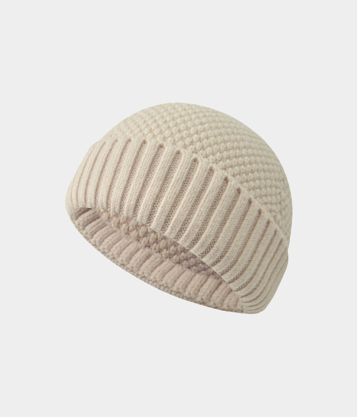 RIBBED FISHERMAN BEANIE.
