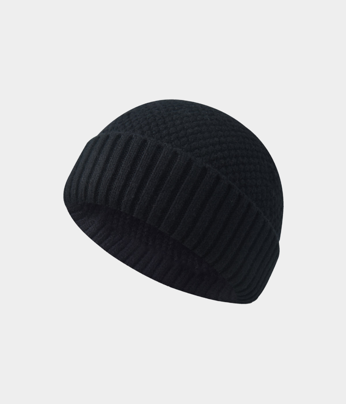 RIBBED FISHERMAN BEANIE.