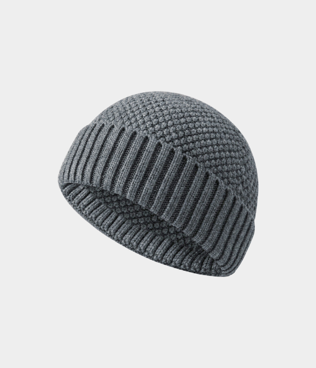 RIBBED FISHERMAN BEANIE.-CAPS