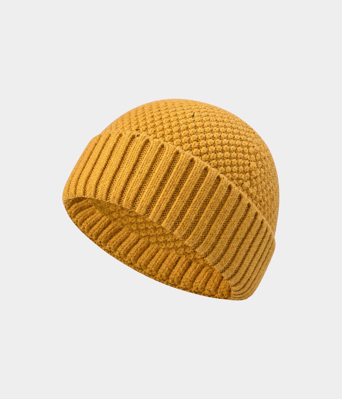 RIBBED FISHERMAN BEANIE.-CAPS