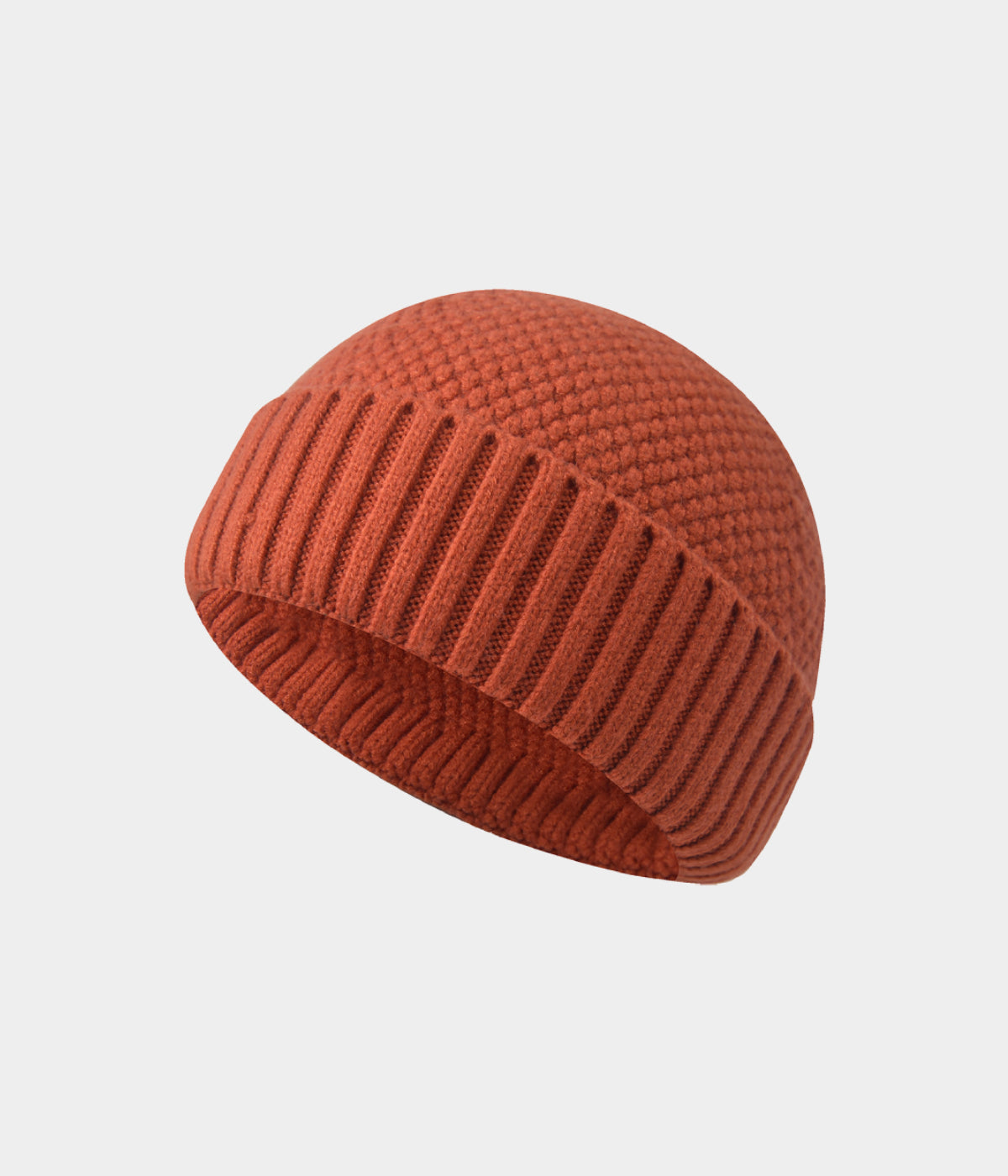 RIBBED FISHERMAN BEANIE.