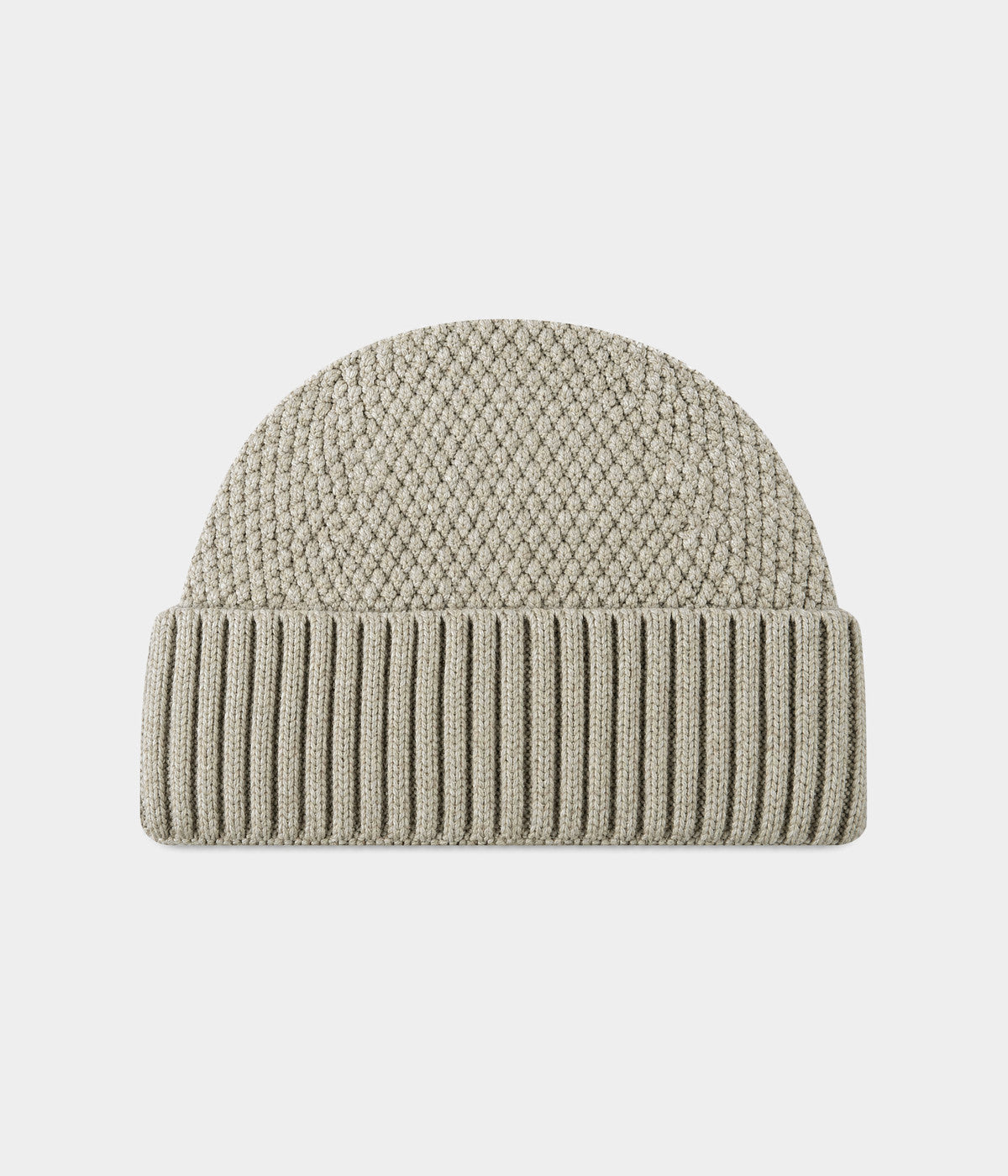 RIBBED FISHERMAN BEANIE.-CAPS