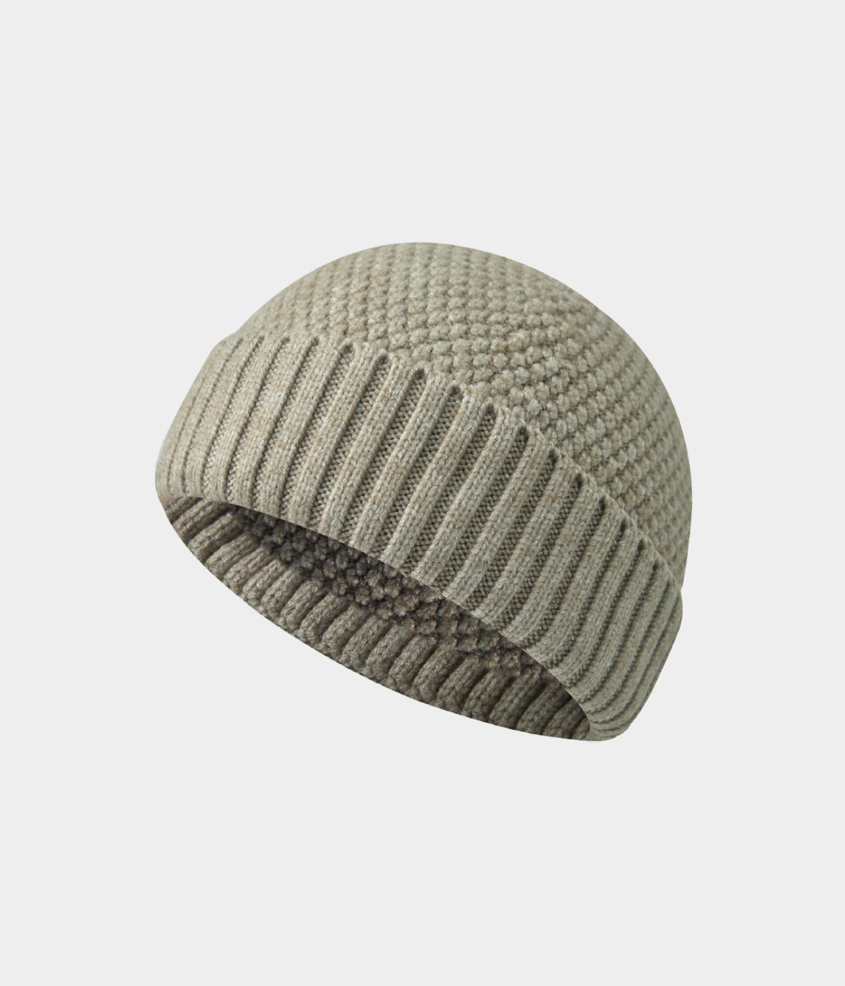 RIBBED FISHERMAN BEANIE.