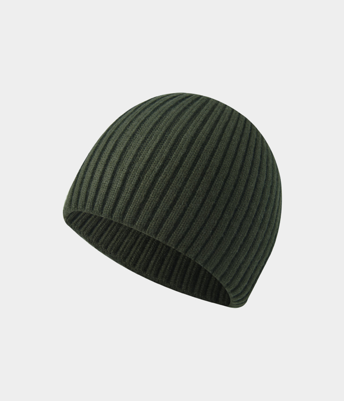 RIB KNIT BEANIE.