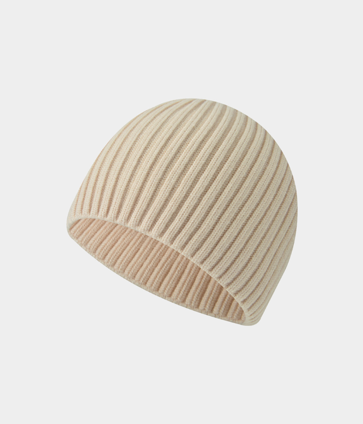 RIB KNIT BEANIE.