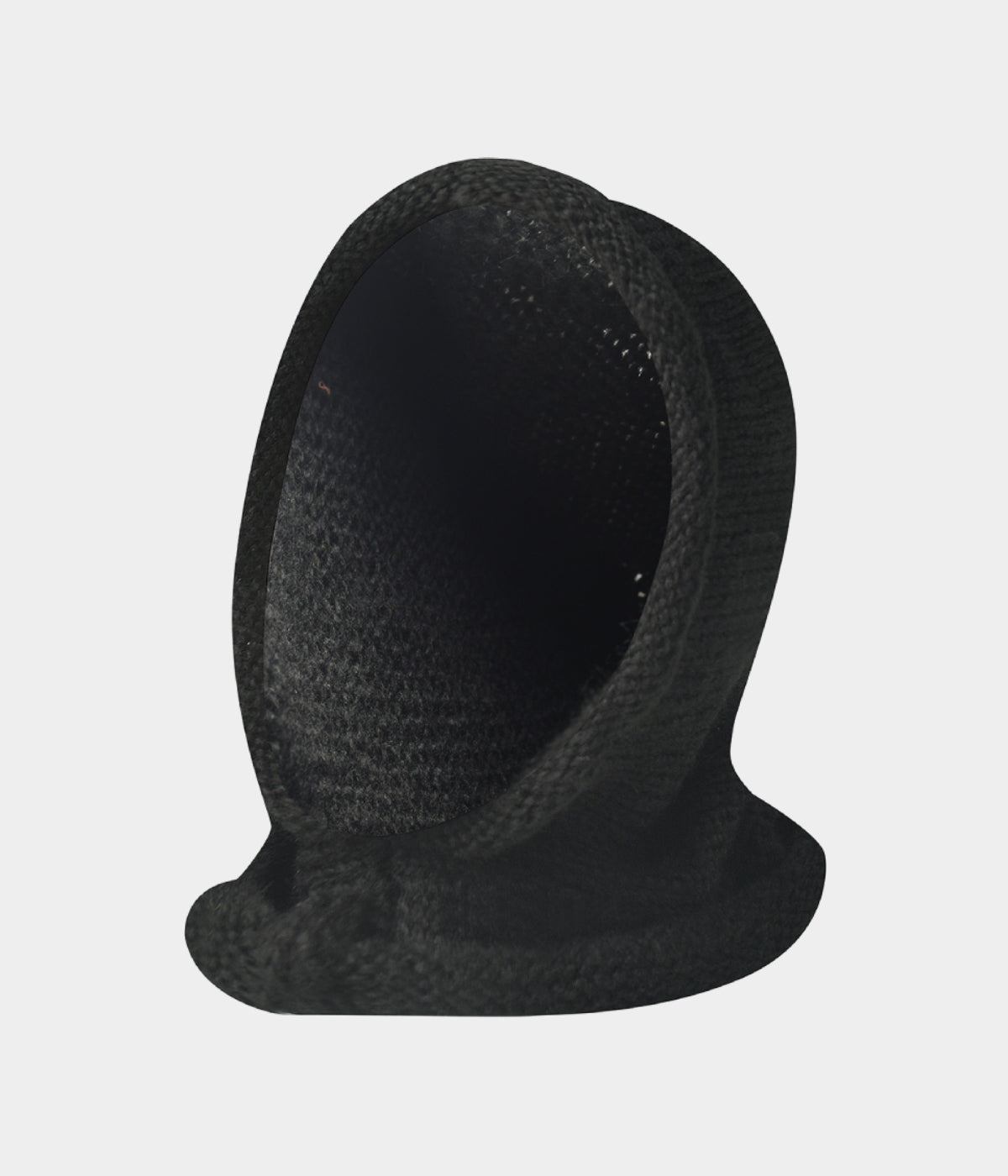 KNIT BALACLAVA HOOD.
