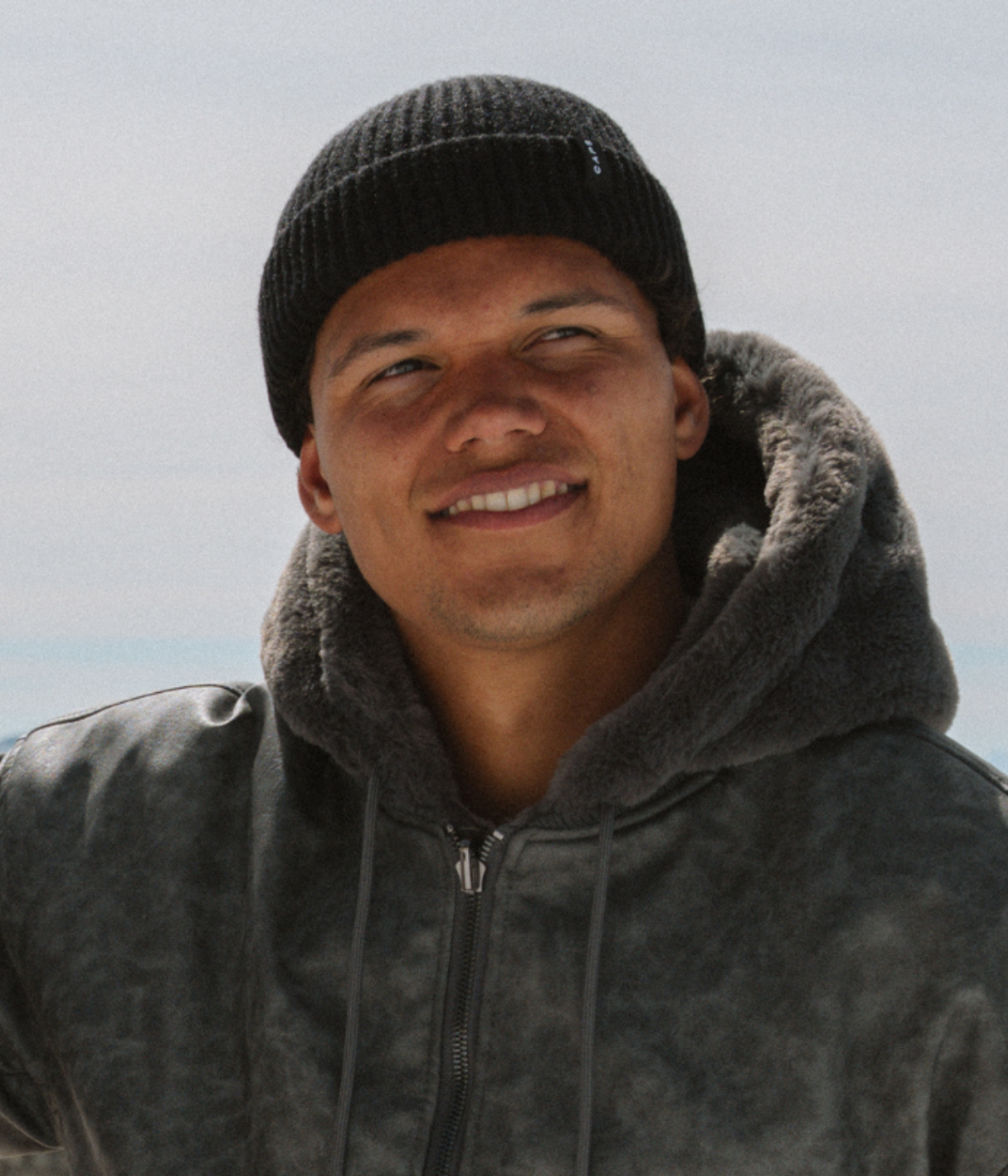 LOGO FISHERMAN BEANIE - 100% MERINO.