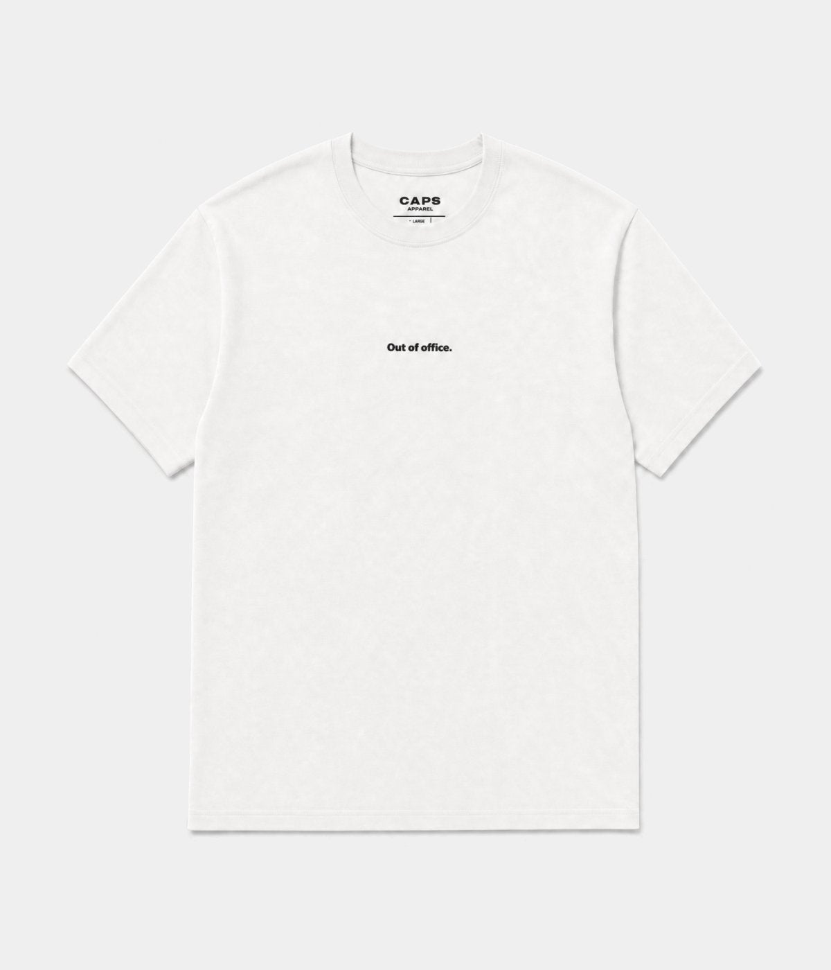OUT OF OFFICE TEE.-CAPS