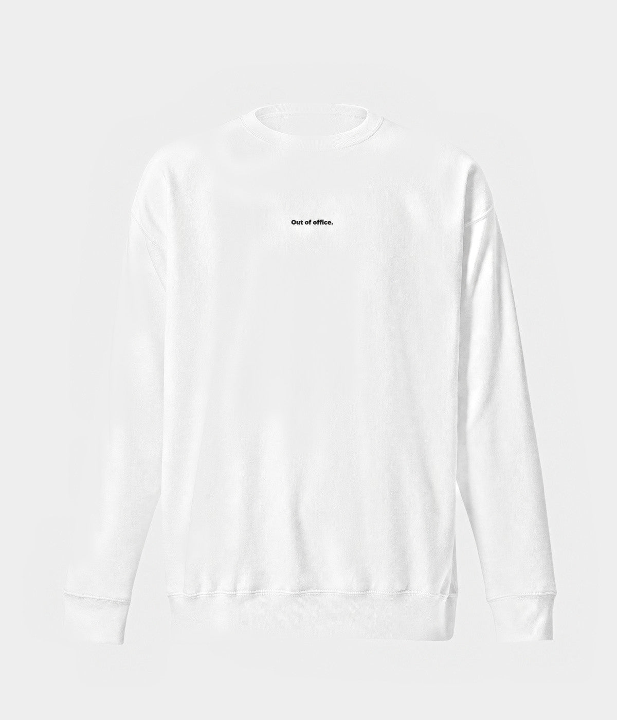 OUT OF OFFICE SWEATER.-CAPS