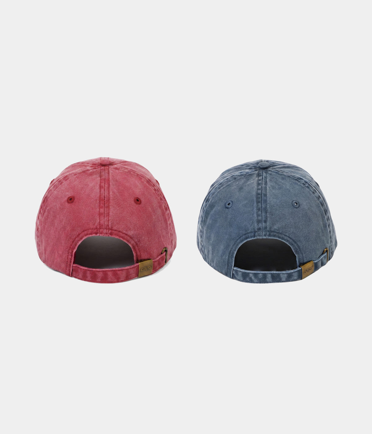 THE PARENT DUO. — RED + NAVY, back view